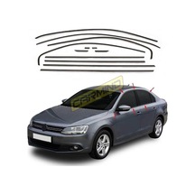 Vw Jetta Siyah Krom Cam Çerçevesi Set 2011 Sonrası