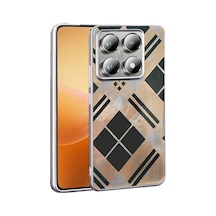 Xiaomi 14t Kılıf Parlak Desenli İnce Tasarım Mep Kapak Geometrik