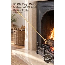 4 Adet Pirinç Kerata Çekecek 2037 53 Cm Boy, Pirinç Malzemeli El Aleti, Brass Puller
