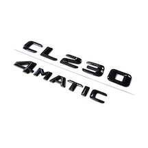 Benz Cl 230 Ve 4matic Piano Black Bagaj Yazısı Seti 2'li Paket 3m 3d Abs