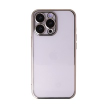 Apple iPhone Uyumlu 14 Pro Max Kılıf Razer Lensli Silikon - Gold Bzsxx00 1