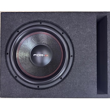 X-112s 30cm Özel Spl Kare Ön Yüzey Medefe Gövde Sunta Kabinli Bass 1000watt