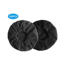 Shineyee 100 Adet Tek Kullanimli Mikrofon Korumasi, Cagdas Teknoloji İle U Ve O Tipi, Islaklik Ve Kirten Koruma, Siyah Nonwoven Mikrofon Kapağı