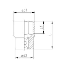 Elta 1115 1/2'' Lokma Anahtar 23 Mm