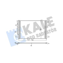 Audi A4 B7 Klima Radyatoru 1.8 2005-2008 Kale 342475