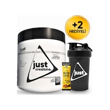 Just Nutrition Creatine Monohydrate Kreatin 360 Gr 120 Servis + Shaker + Protein Kahve Aromasız