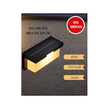 Ct-7083 Barbaros 40w Solar Aplik Günışığı Renkli Plastik Malzeme İle Enerji Tasarrufu Sağlar