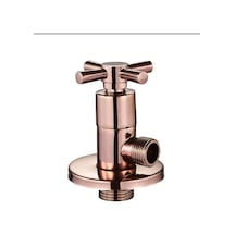 İsaoğlu Yapı Bakır Taharet Musluğu Bronz Taharat Musluğu 2 Adet Set Rose Bakır Ara Musluk Rose Gold