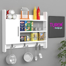 Terek Dolap Suntalam Beyaz