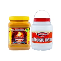 Bozkırlı Çavuşoğlu Odun Ateşinde Bozkır Tahini 1 KG + Köpüklü Helva 1 KG