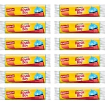 Koroplast Güçlü Çöp Torbası Büyük Boy 10 Adet 12Li