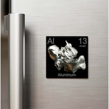 Aluminum Alüminyum Elementi Buzdolap Magneti 9x9 Cm