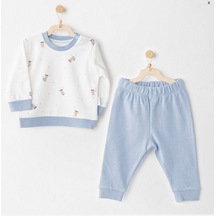 Andywawa Bebek Takım - Andywawa - Mavi - 12-18 Ay - Ac26074-mavi-12-18 Ay