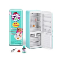 Mini Brands Mini Buzdolabı Seti Işıklı Mini Fridge + Mini Yiyecek Aksesuarları Oyuncak