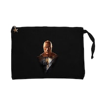 Black Adam Character Siyah Clutch Astarlı Cüzdan / El Çantası Siyah