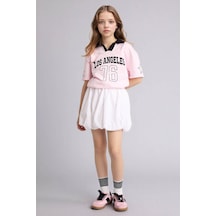 Defacto Poplin Etek Kız Çocuk H1139a826smwt34 Beyaz-wt34