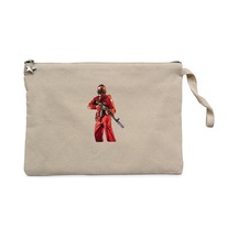 GTA Robber In Red Suit Man Krem Clutch Cüzdan / El Çantası Krem