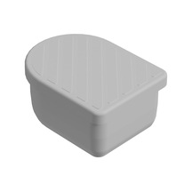 Cateksss 30x40 Mm D Düz İç Profil Tapası Beyaz - 12 Li Paket