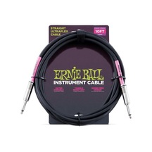 Ernıe Ball P06048 Düz-Düz Siyah  3Mt  Enstrüman Kablosu