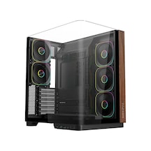 Fazeon F25 850w 80+ Bronze Full Modüler Gen5 Mesh 5x Argb Fanli Type-c Siyah Atx Gaming Kasasi