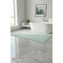 Fesun Mint Yeşili Ayak Havlusu - 70x130cm, 690gr, %100 Pamuk, Spa Ve Otel Banyo Paspası, Günlük Kullanım Mint Yeşil
