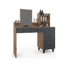 Makyaj Masası 1 - Atlas Çam - Antrasit