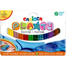 Carioca Plasty Kurumayan Oyun Hamuru 12 Renk 150 Gr.  42691