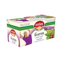 Doğuş Form Yeşil Çaylı Tarçınlı Karışık Bitki Süzen Poşet Çay 20 x 2 G