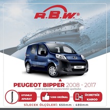 RBW Peugeot Bipper Tepee 2008 - 2017 Ön Muz Silecek Takım