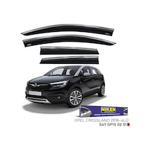 Cam Rüzgarlığı Niken Kromlu Opel Crossland X 2018 Sonrası 4lü