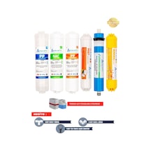 Su Arıtma Filtresi – Kapalı Kasa İki Tarafı Ouick 6’lı Filtre Seti