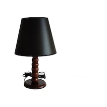 Ahşap El Oyması Abajur Renk