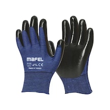 Mafel Mf-001 Nitril Kaplı Aşınmaya Dayanıklı İnşaat Ve İş Eldiveni 12'li Paket