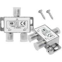 Alfais 4818 2 Li Uydu Splitter Kablo Tv Rg6 Anten Çoklayıcı Dağıtıcı