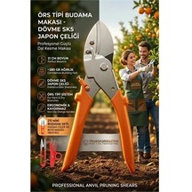 Zenvia Profesyonel Örs Tipi Budama Makası - Dövme Sk5 Japon Çeliği Güçlü Dal Kesme Makası 723297 Znv2023 Renkli