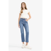 Defacto Crop Flare Fıt Mavi Kadın Jean Pantolon G2217ax/nm28 Mavi