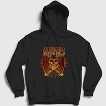 Presmono Unisex Wings Avenged Sevenfold Kapüşonlu Sweatshirt Siyah