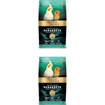 Gold Wings Paraket. Sultan ve Cennet Papağanı Yemi 1 KG x 2 Adet