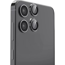Newface Samsung Galaxy A06 Raze Metal Kamera Lens - Siyah
