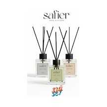 3 Lü Çubuklu Oda Kokusu Seti Yağmur Ormanları,bahar Çiçekleri,beyaz Sabun 100 Ml Karışık