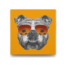 İngiliz Bulldog Tablosu - 60x60cm