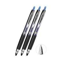 Mavi Pilot Kalem 3 Adet Uniball Signo Micro 207 0.5 Mm Roller Uçlu Pilot Kalem Umn-207 İnci Uçlu Likit Mürekkepli Jel Mavi