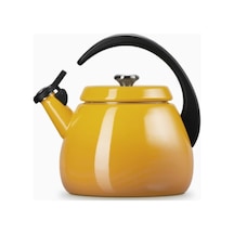 Le Creuset Su Isıtıcısı Çanı 2,1 L, Emaye Karbon Çelik, Şık Ve Dayanıklı Su Isıtıcılar Sarı 4