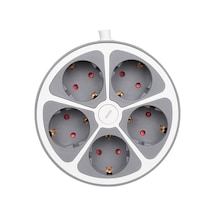 Vea Ve-g605y 5 Li Anahtarlı 1.5 Metre Grup Priz 0