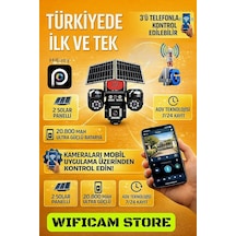 4 Kameralı 3ü Motorlu 4g Solar Kamera Hieasy Yazılım