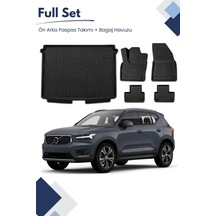 Volvo Xc40 2019-2020-2021-2022-2023-2024-2025 Model Tam Uyumlu Paspas+bagaj Havuzu Seti