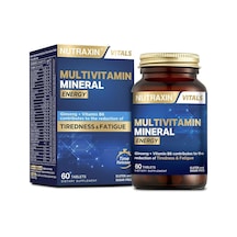 Ayrex Nutraxin Multivitamin Mineral Energy Ginseng, Coq-10, L-karnitin, Taurin Ve 24 Vitamin-mineral İçeren Enerji