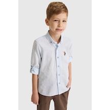 U.s. Polo Assn. Çocuk Gömlek Mavi
