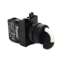 Emas Cp101s32 Cp Serisi Plastik 2no Iı-0-ı 60 Seçici Çift Dönüşlü 22 Mm Buton