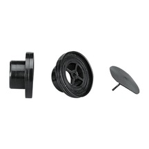 Drain Plug W/Non-Ret. Valve F/Thru-Hull.22mm.Black